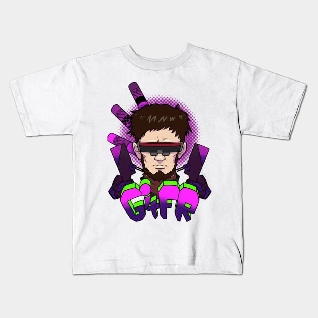 Vaporwave Evangelion 3.0 Gendo Get in the F’n Robot Kids T-Shirt by ArmyOfGoblins